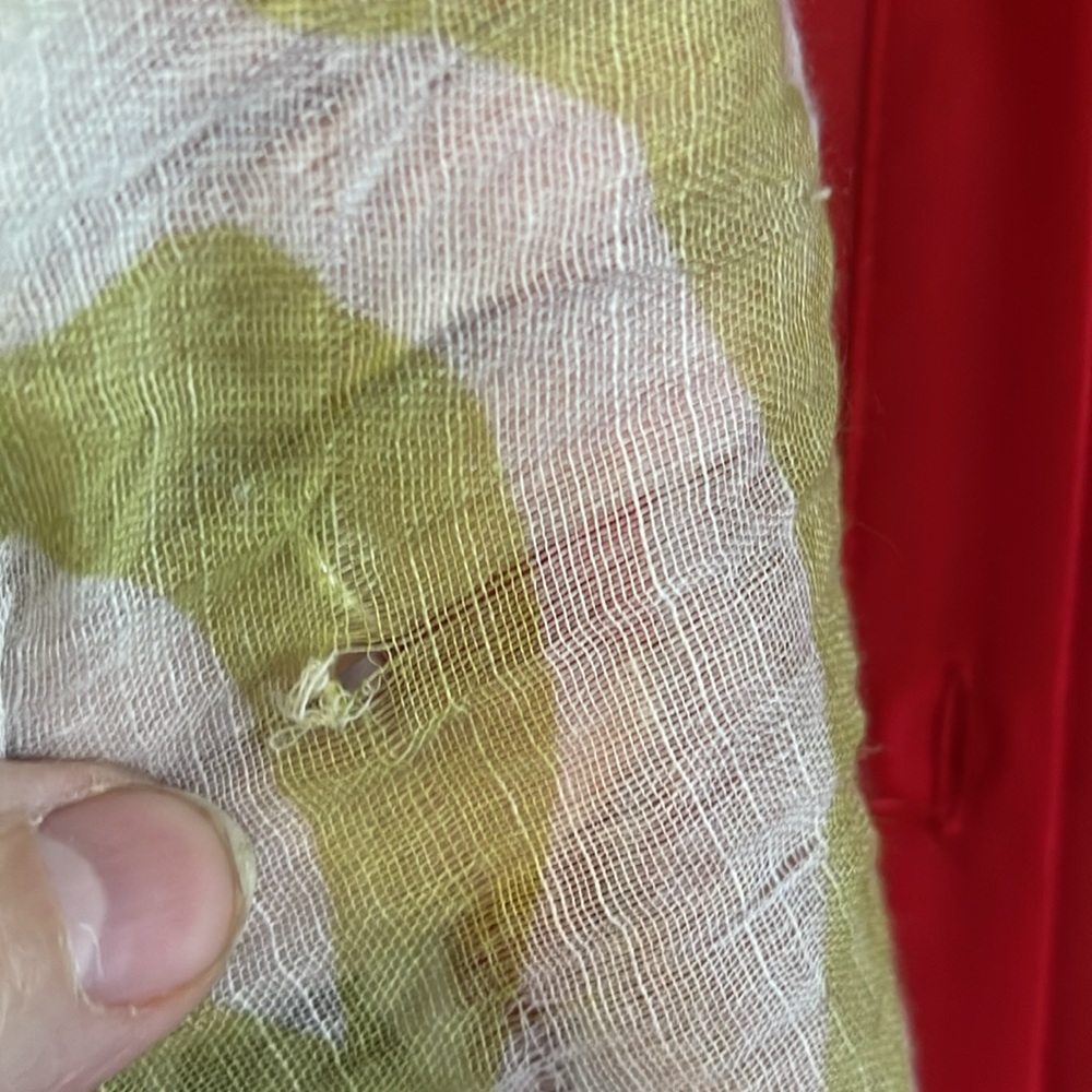 NEW, flawed, see photos, no tag, cover up or topper, no closure, wear open. - Picture 6 of 7